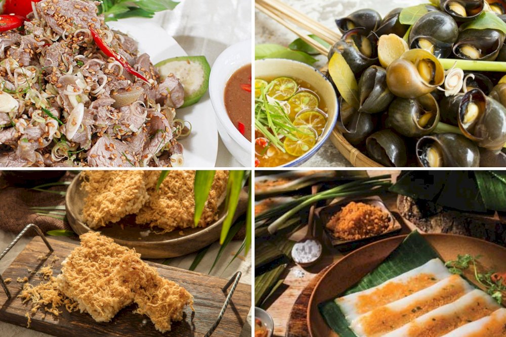 Ninh Binh is known for its distinctive cuisine, featuring bold flavors and locally sourced fresh ingredients